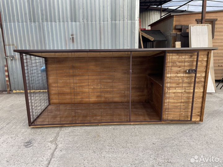 Будка-вольер для собаки
