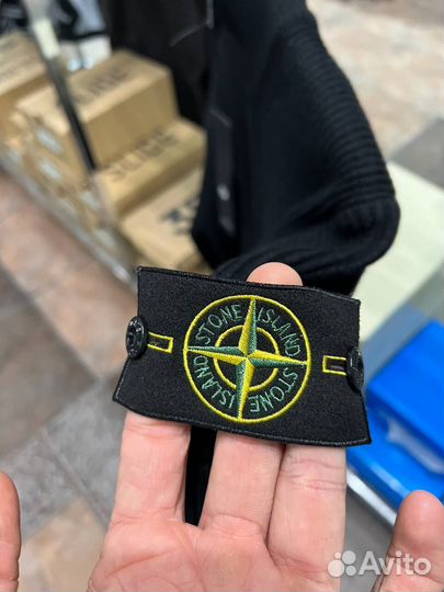 Кофта на молнии Stone island (фул-зип)