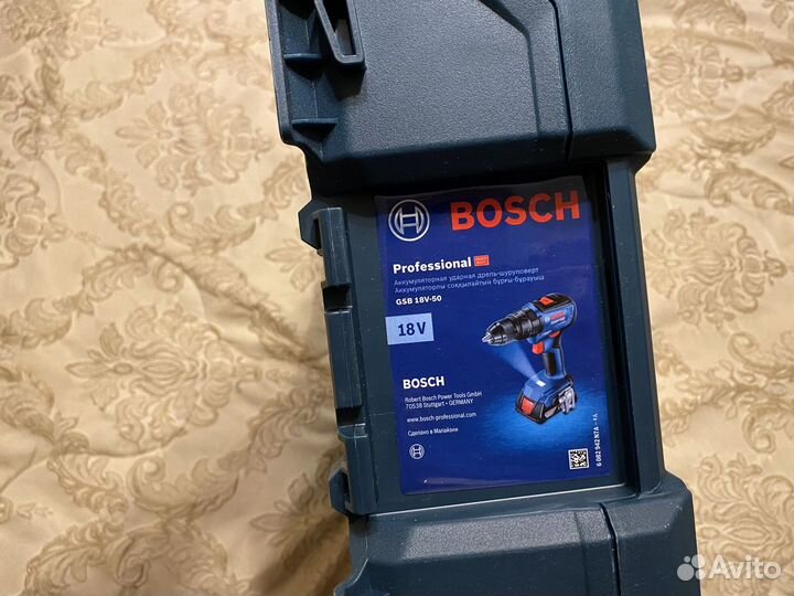 Бесщёточная дрель-шуруповёрт Bosch GSB 18V - 50