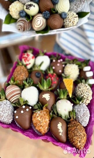 Клубника в шоколаде набор