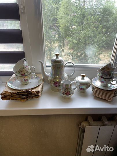 Сервиз чайный Роза гдр