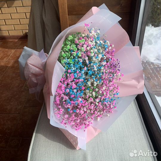 Букет из гипсофилы