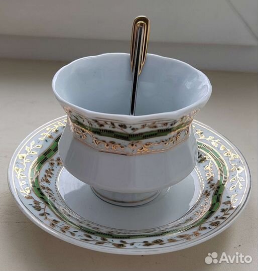 Чашка с блюдцем китай