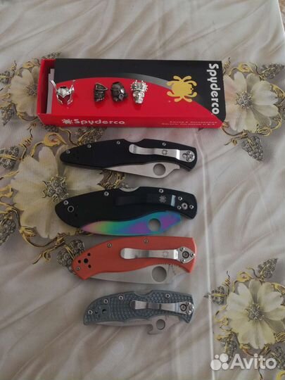 Нож складной Spyderco Endura 4 и Civilian Police I