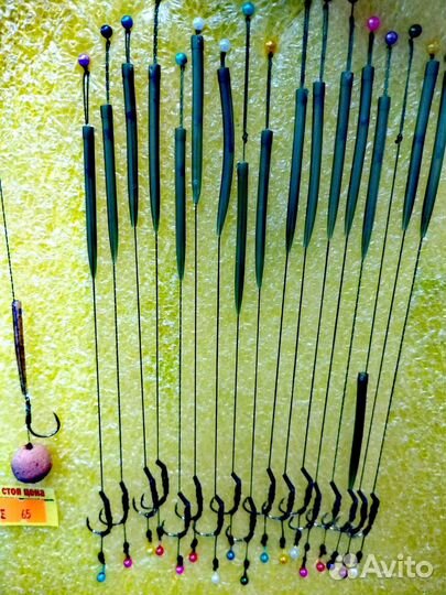 Набор свингеров в кейсе,поводки карповые