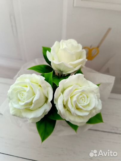 Букет из мыла ручной работы