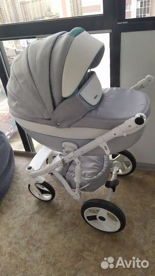 Коляска 2 в 1 Adamex monte carbon d30