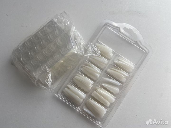 Гелевые типсы для наращивания и наклейки