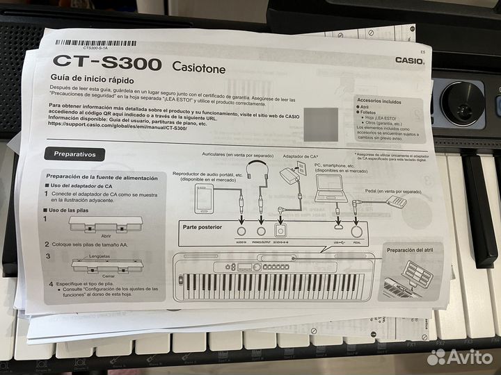 Цифровое пианино casio ct s 300