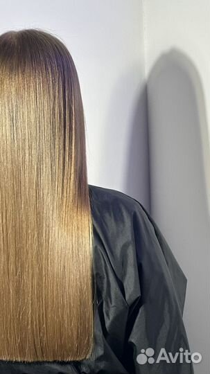 Кератиновое выпрямление