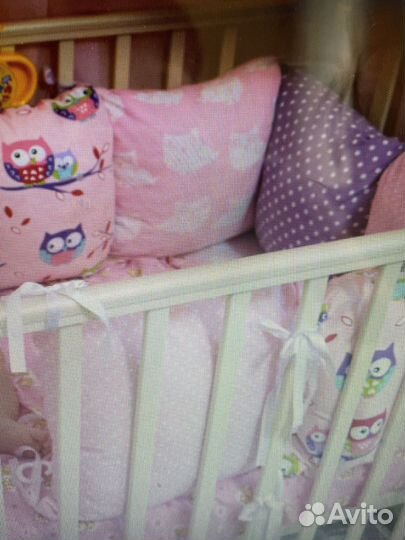 Бортики в детскую кроватку