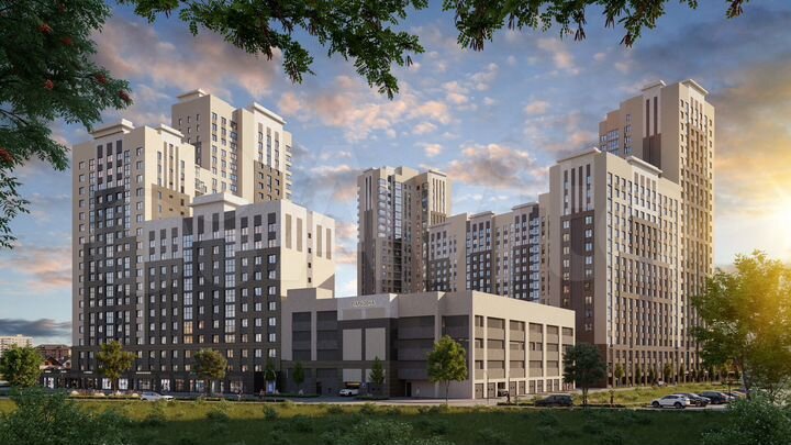 2-к. квартира, 61,6 м², 25/25 эт.