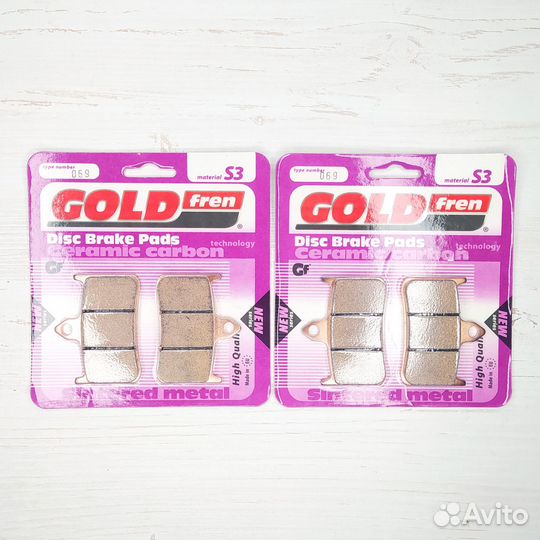 Компл. колодок перед Honda CBR900RR 92-97: 069s3