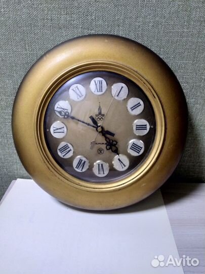 Часы настенные янтарь кварц