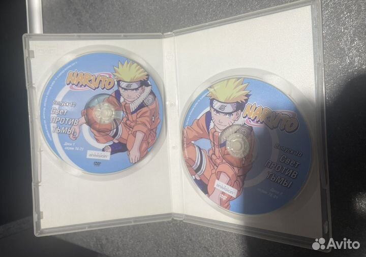 Naruto DVD Свет против тьмы Выпуск 10 Аниме Наруто