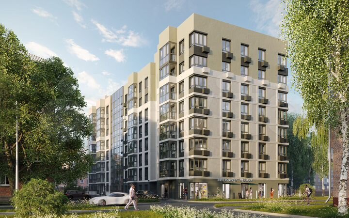 3-к. квартира, 74,5 м², 2/8 эт.