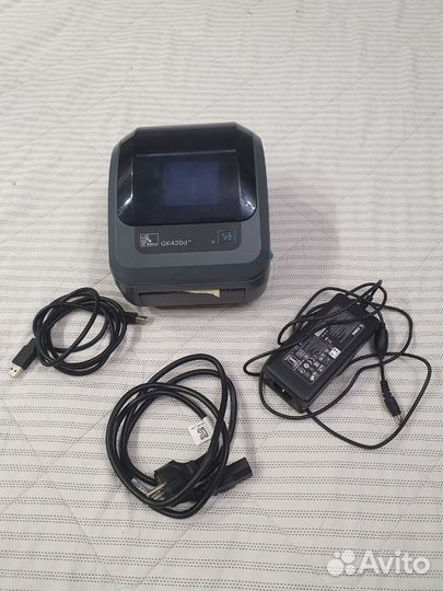 Термопринтер печати этикеток Zebra GK420d