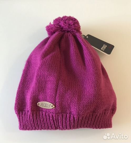 Шапка демисезонная вязанная для девочки MXO