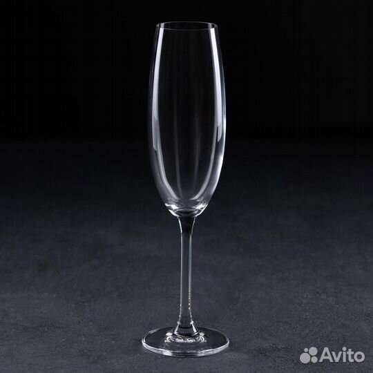 Набор бокалов для шампанского Colibri, 220 мл, 6 ш