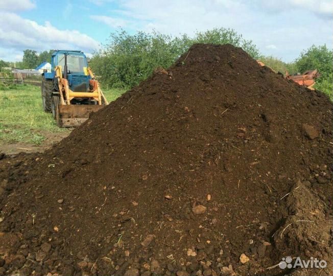 Отличный чернозем Навоз прелый крс,в мешках 15т,5т
