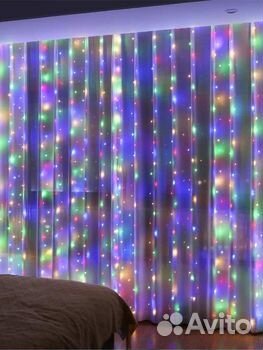 Гирлянда штора 3х3