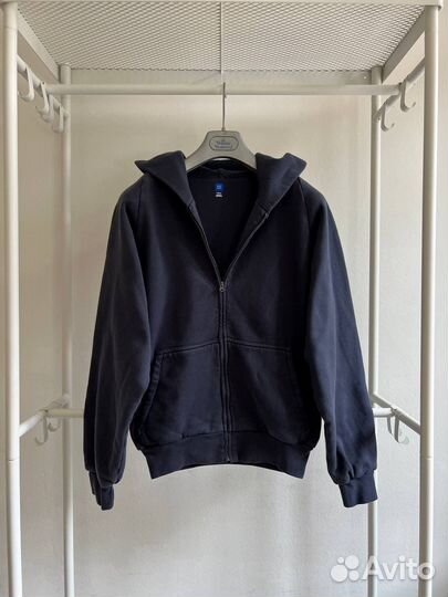 Unreleased Yeezy Gap Balenciaga Zip Up Hoodie Navy