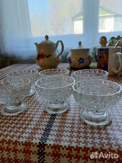 Креманки хрустальные СССР
