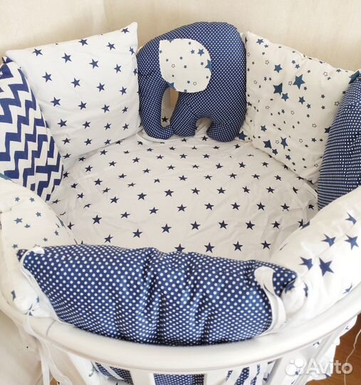 Бортики в кроватку новые