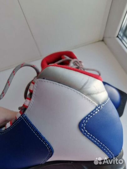 Лыжные ботинки детские, размер 32