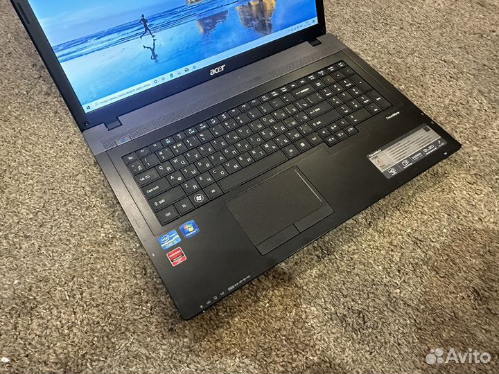 Большой acer 17.3/i5-2/10gb/hd6650 1gb/hdd1000