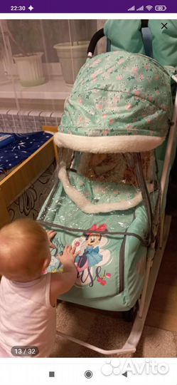 Коляска-санки