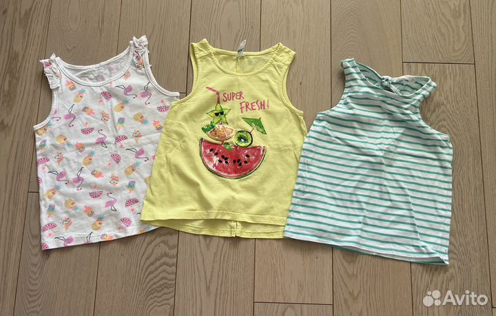 Летняя одежда девочке(шорты,майки,платья,купальник