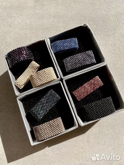 Кольца из премиального бисера