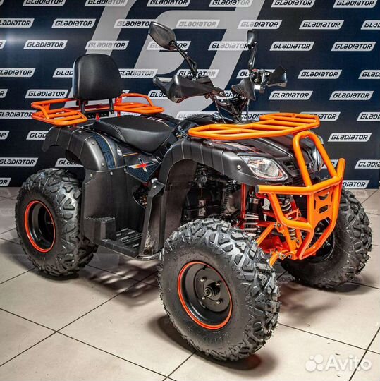 Квадроцикл Gladiator H 200 черно-оранжевый