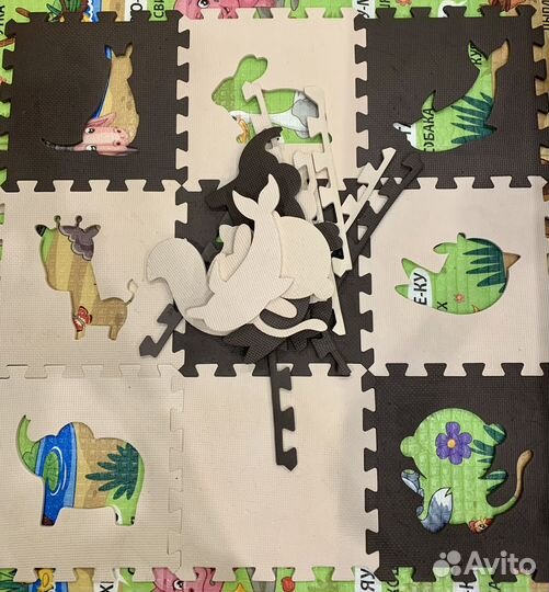 Детский коврик пазл