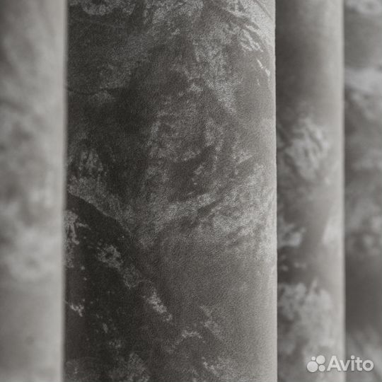 Шторы бархат Галатея оникс