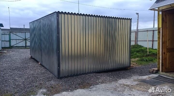 Гараж-пенал ракушка