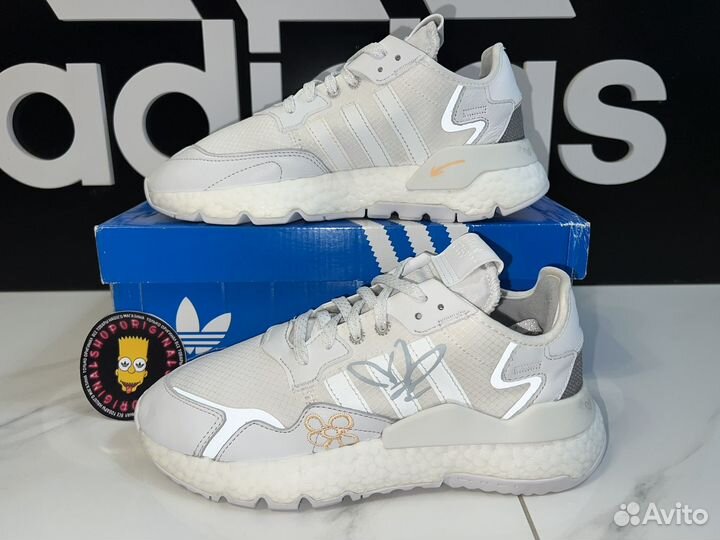 Кроссовки adidas nite jogger оригинал новые 37.5