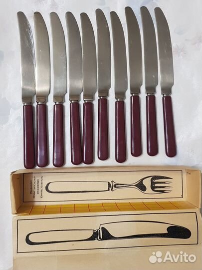 Кухонные ножи СССР - 10 шт. Ижорский завод