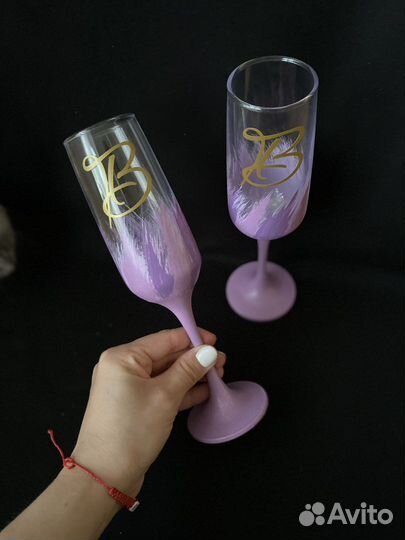 Свадебные бокалы на заказ