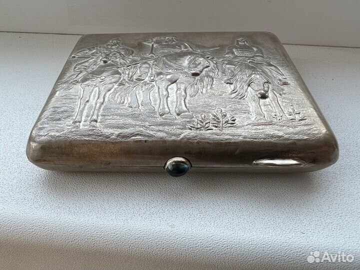 Портсигар Сталинский ампир СССР до 1957г пр 875 Ж