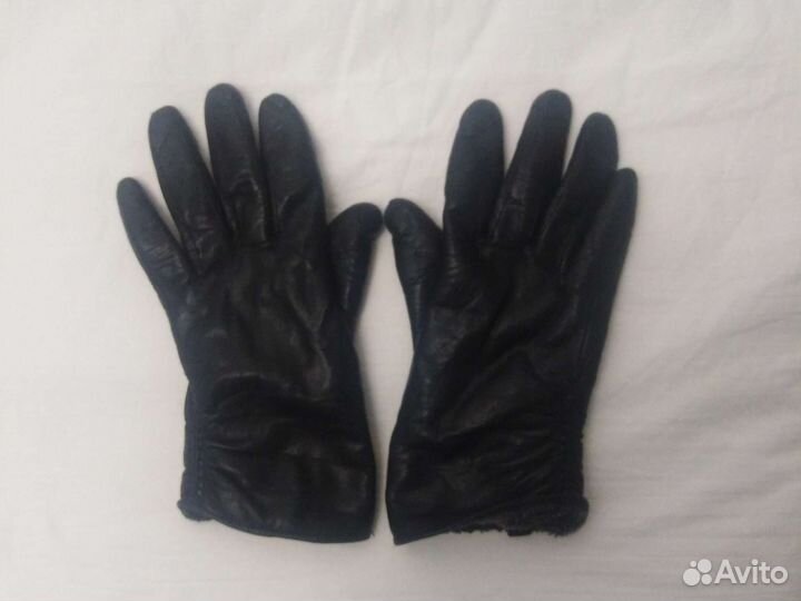 Перчатки женские кожаные 7 размер