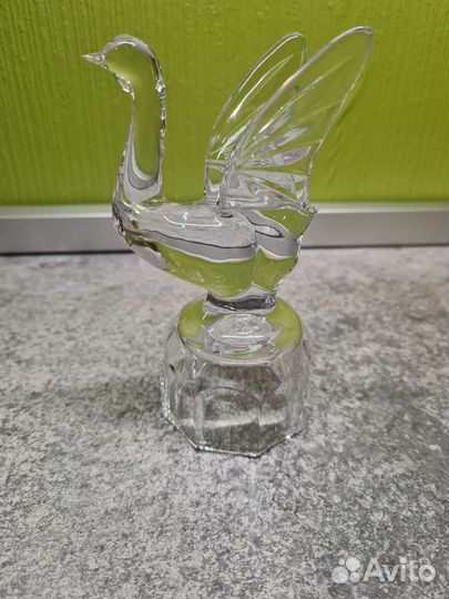 Лебедь рюмка хрустальная перевертыш СССР