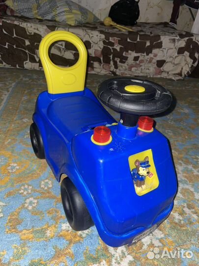 Машинка каталка-пушкар, щенячий патруль