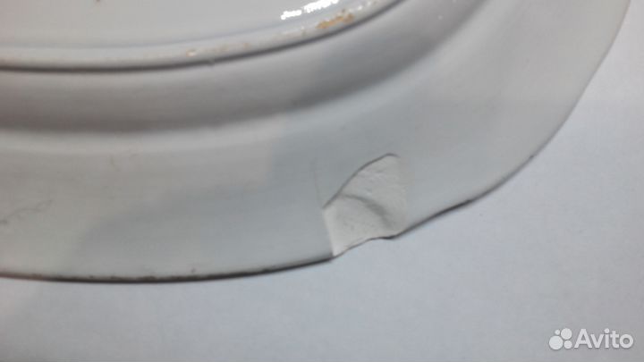 Блюдо клеймо клеймо М.С.Кузнецова.19 век