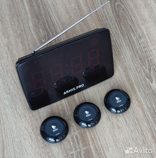 Кнопка вызова официанта, табло вызова - комплект