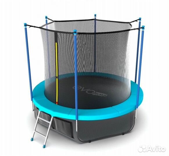 Батут EVO jump Internal 12ft Wave + нижняя сеть