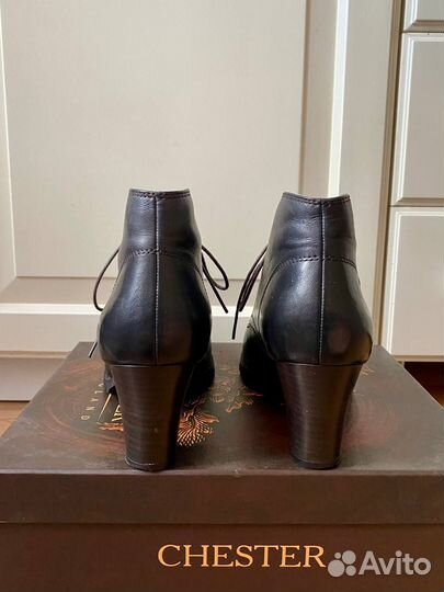 Кожаные Ботильоны chester, 38 размер