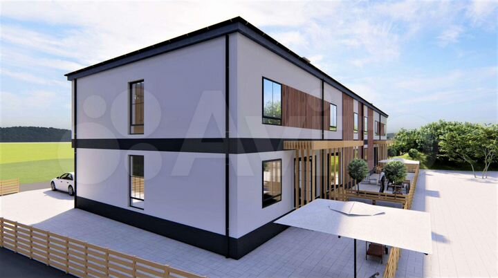 Таунхаус 146 м² на участке 2,8 сот.