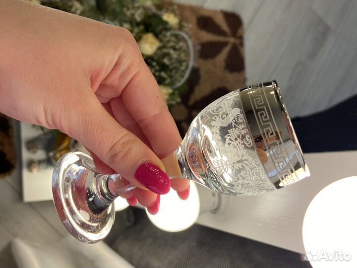 Рюмки гусь хрустальный